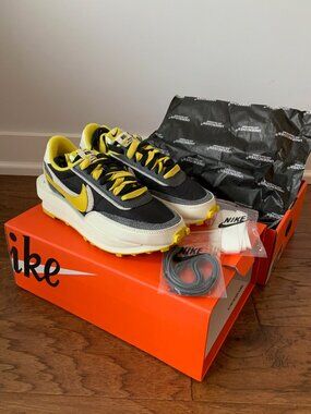 Nike x Sacai x Undercover LDWaffle Limited Edition, Black and Bright Citron